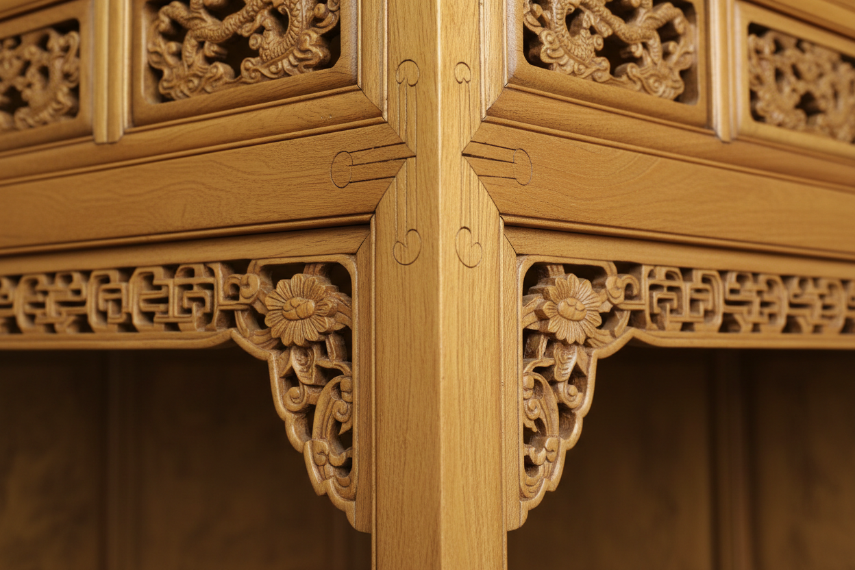 Imperial Golden Phoebe Canopy Bed - Museum-Grade Ming Dynasty Style