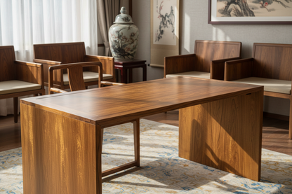 Imperial Golden Phoebe Writing Desk - Museum-Grade Ming Dynasty Style