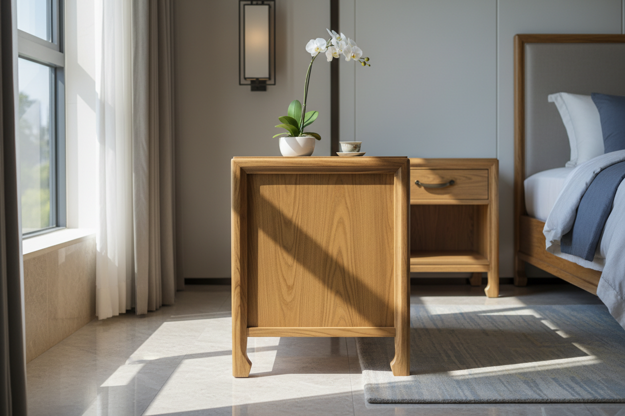 Imperial Golden Phoebe Nightstand - Museum-Grade Ming Dynasty Style