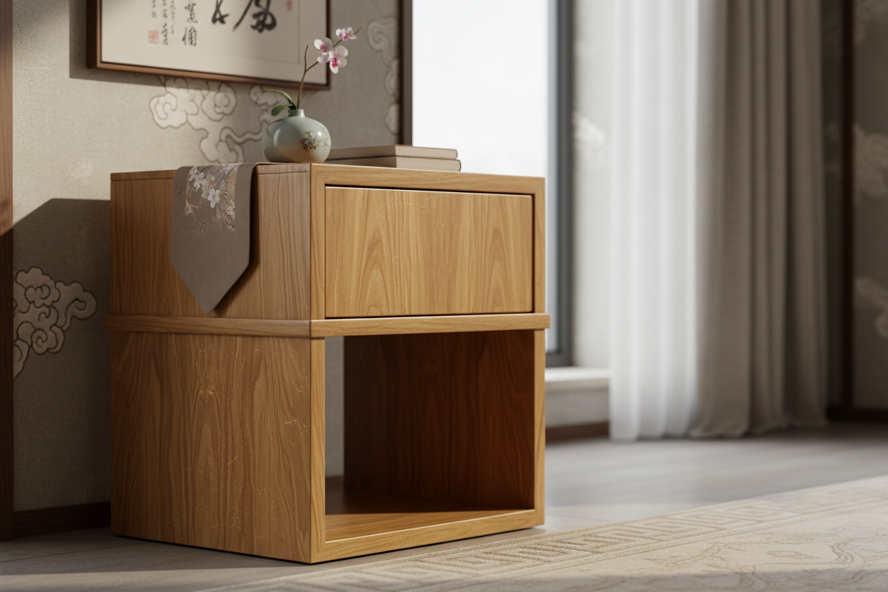 Imperial Golden Phoebe Nightstand - Museum-Grade Ming Dynasty Style