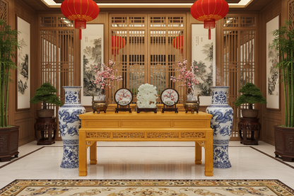 Imperial Golden Phoebe Altar Table - Museum-Grade Ming Dynasty Style