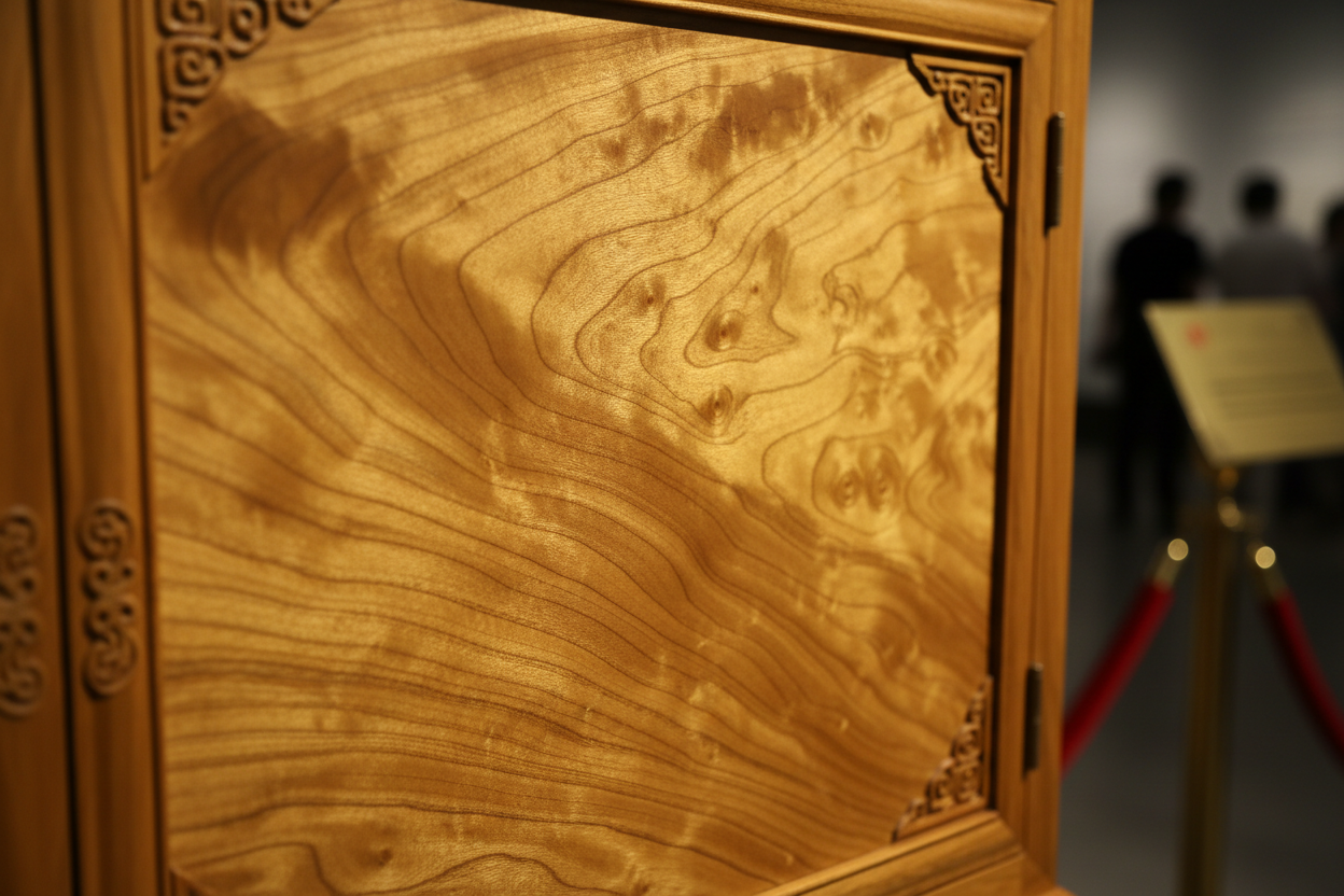 Imperial Golden Phoebe Wine Cabinet - Museum-Grade Ming Dynasty Style